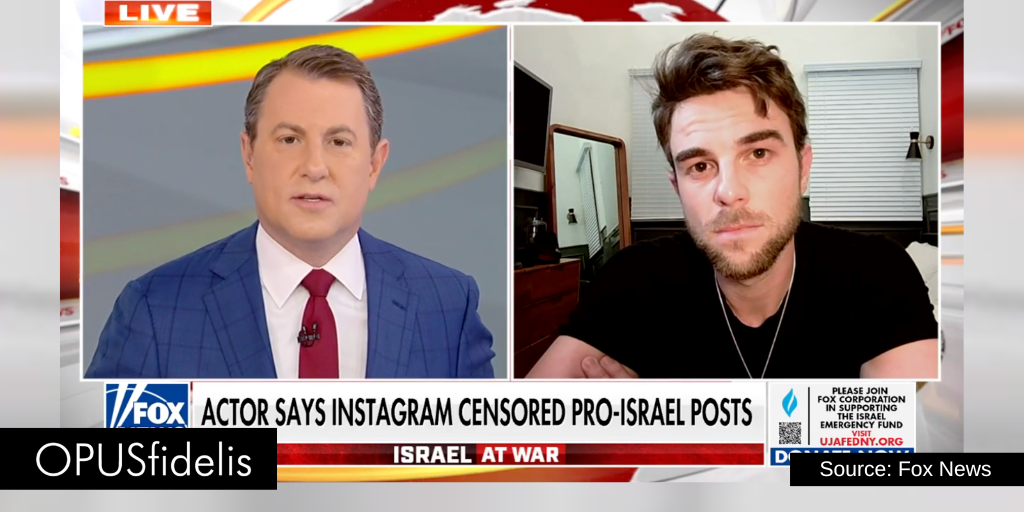 Australian actor censored by social media giants for posting about Israeli conflict