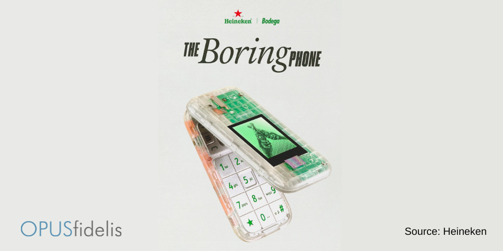 Heineken makes phones “Boring” again in latest marketing collab